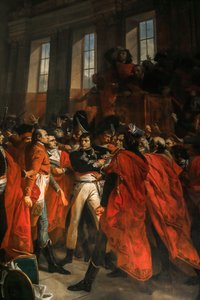 Kenraali Bonaparte viidensadan neuvostossa Saint-Cloudissa tekijältä Francois Bouchot