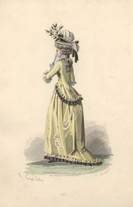 Nainen silkkitakissa ja -mekossa, Marie Antoinetten aikakausi