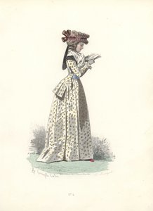 Nainen lukee kirjaa, Marie Antoinetten aikakausi.