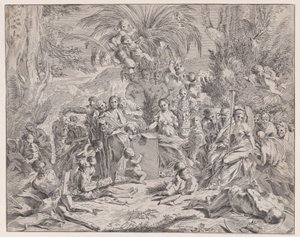 Allegoria maalauksesta, 1600-luku.