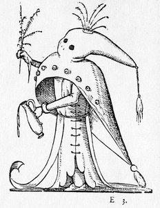 Kuvitus Francois Desprezin teoksesta The Humorous Dreams of Pantagruel, julkaistu 1565 tekijältä Francois Desprez