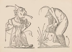 Les Songes Drolatiques de Pantagruel, joka sisältää useita keksinnön hahmoja ..., [1565]. tekijältä Francois Desprez