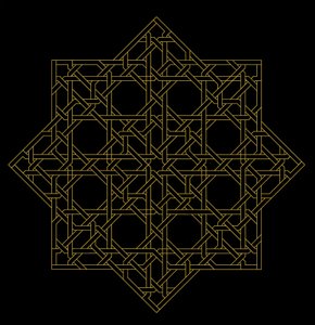 Maze, 2016, (silkkipainatus paperille) tekijältä Francois Domain