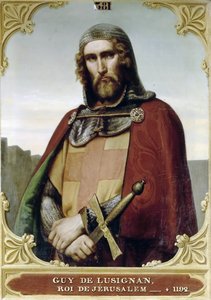 Guy of Lusignan, Jerusalemin ja Kyproksen kuningas