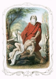 Abraham uhraa Iisakia tekijältä Francois Feyen Perrin