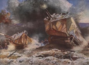 Ensimmäisen maailmansodan taistelukenttä tekijältä Francois Flameng