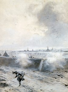 "Arrasin piiritys Ludvig XIII:n alaisuudessa", 30-vuotias sota, 1640 1800-luvun loppu 1900-luvun alku tekijältä Francois Flameng