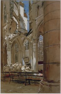 Soissons, 18. toukokuuta 1915 tekijältä Francois Flameng