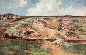 The Funnel of Carency, Artois, Ranska, kesäkuu 1915, 1926. tekijältä Francois Flameng