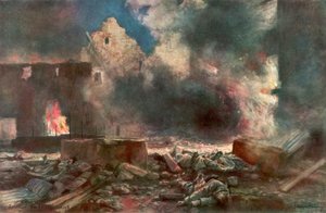 Lessardin maatila Marizyn ja Neuilly Saint Frontin välissä, Ranskassa, 18. heinäkuuta 1918, 1926. tekijältä Francois Flameng