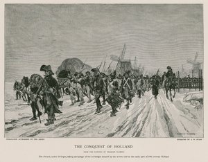 Hollannin valloitus tekijältä Francois Flameng