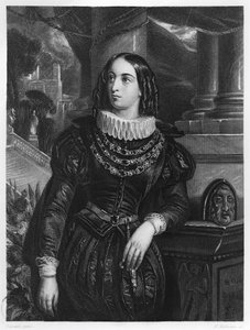 Lelia, kuvitus George Sandin (1804-76) "Leliasta" kaivertanut John Henry Robinson (1796-1871)