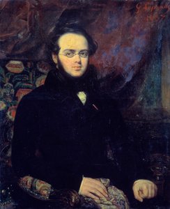 Muotokuva Marie Nodierista teatterimajassa kello 10. Hänen isänsä Charles piti kirjallisuussalonkia, jossa romanttiset (Victor Hugo, Lamartine, Vigny, Dumas, Liszt) kävivät, ja hän oli joidenkin heistä Muse. Achille Deverian kaiverrusakvarelli (18