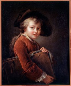 Nuori oppilas Maalausta Francois Hubert Drouais
