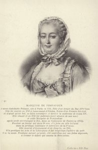 Pompadour Marquise tekijältä Francois Hubert Drouais