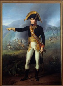 Muotokuva kenraali Charles Leclercin (1772-1802) jalassa. Francois Joseph Kinsonin (1771-1839) maalaus 1800-luvun Malmaison, musee du chateau
