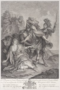 Rinaldo hylkäämässä Armidan, 1720-62.