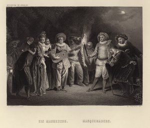 Naamiaiset tekijältä Francois Louis Joseph Watteau