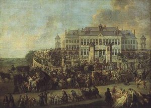 Juhla Broqueletissa tekijältä Francois Louis Joseph Watteau