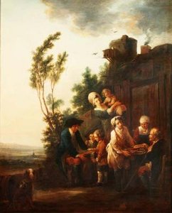 Pedlar tekijältä Francois Louis Joseph Watteau