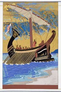 The Ship of Odysseus, "Homer: Odysseia", julkaistu Pariisissa 1930-33