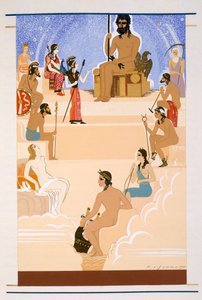 Zeuksen palvonta, kuvitus "L