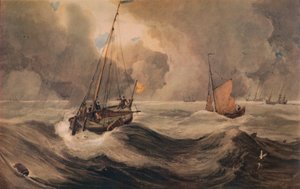Hollantilaiset Schuyts Flushingin edustalla, 1800-luku, 1935
