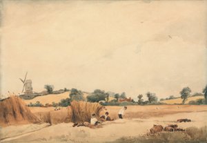 Sadonkorjuu tekijältä Francois Louis Thomas Francia