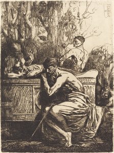 Meditaatio tekijältä Francois Nicolas Chifflart
