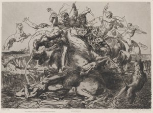 Yllätys, 1800-luku. tekijältä Francois Nicolas Chifflart