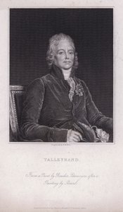 Charles Maurice de Talleyrand-Perigord, ranskalainen poliitikko ja diplomaatti (kaiverrus)