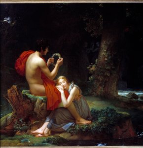 Daphnis ja Chloe. Francois Gerardin (1770-1837) maalaus