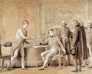 Ensimmäinen konsuli allekirjoitti Ranskan ja Saint Siegen välisen konkordaatin 15. heinäkuuta tekijältä Baron François Pascal Simon Gérard
