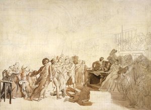 10. elokuuta 1792, noin 1795-1799 (öljyä ja grafiittia kankaalle) tekijältä Baron François Pascal Simon Gérard