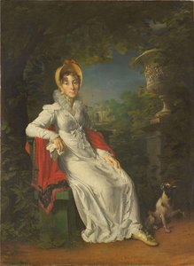 Caroline Bonaparte 1782-1839, Napolin ja Sisilian kuningatar, Bois de Boulognessa, 1820-1830 tekijältä Francois Pascal Simon Gerard