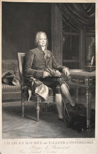 Charles Maurice de Talleyrand-Perigord, prinssi de Benevent, suurvaalivääri, pubi. 1809 tekijältä Francois Pascal Simon Gerard