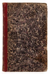 Genie du Christianisme, 1802 (nahka ja marmoroitu paperi). tekijältä Francois Rene Vicomte de Chateaubriand