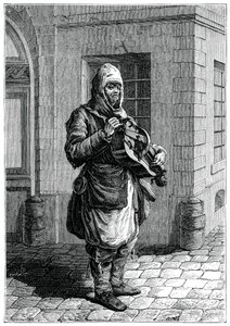 Matkustava muusikko, 1885. tekijältä Francois Robert Ingouf