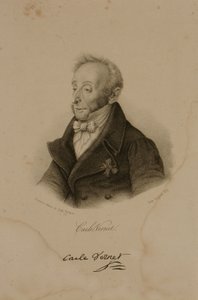Antoine Charles Horace Vernet, joka tunnetaan nimellä Carle Vernet (1758-1836) tekijältä Francois Seraphin Delpech