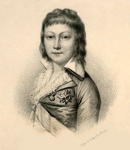 Ludvig XVII, 1785-1795, c1830. tekijältä Francois Seraphin Delpech