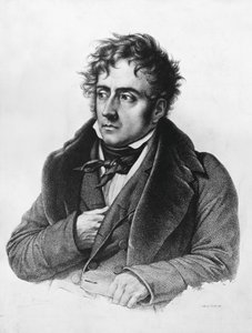 Muotokuva Francois-Rene, varakreivi de Chateaubriand (1768-1848), ranskalainen kirjailija, poliitikko, diplomaatti ja historioitsija.