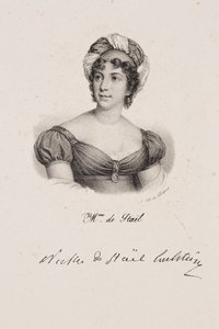 Madame de Staëlin muotokuva tekijältä Francois Seraphin Delpech