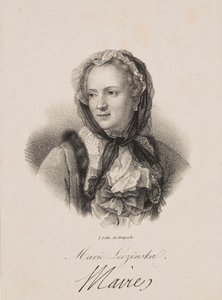 Maria Leszczyńskan muotokuva tekijältä Francois Seraphin Delpech