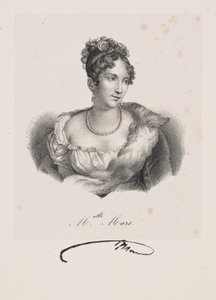 Neiti Marsin muotokuva (Anne Françoise Hyppolyte Boutet Salvetatin salanimi) tekijältä Francois Seraphin Delpech