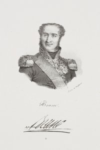 Marsalkka Guillaume Brunen muotokuva tekijältä Francois Seraphin Delpech