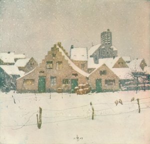 "Talvi", vuodelta 1910 tekijältä Francois Simon