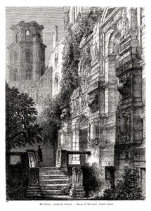 Heidelbergin linna, Saksa, 1886