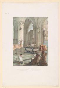 Sint-Michiel-en-Sint-Goedelekathedraal Brysselissä ja Ernst van Oosternijkin hauta Pyhän Gudulen kirkon sisustus Brysselissä (arkkiherttua Ernest d