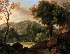 Firenzen ympärillä oleva maaseutu, Italia, 1700-luvun loppu 1800-luvun alussa