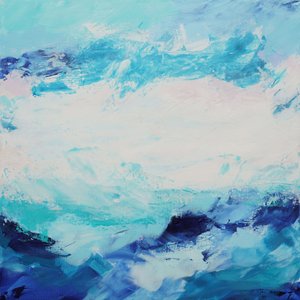 Dynaaminen Ocean Blues tekijältä Françoise Wattré